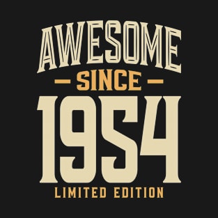 Awesome Since 1954 69th Birthday T-Shirt