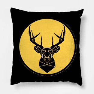 Geometric Art Deer Pillow