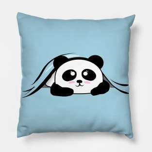 Panda Peekaboo Cute Animal Face Pillow