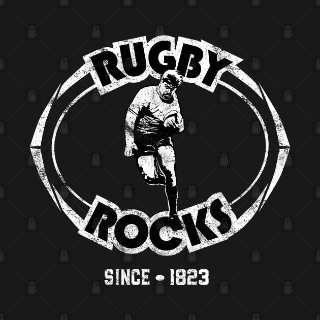 Rugby Rocks Distressed Version by atomguy