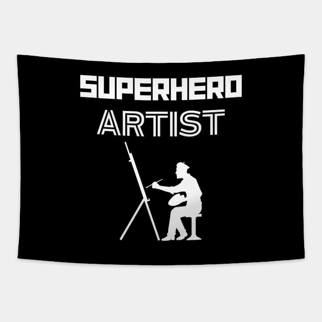 Superhero Artist Tapestry by MyUniqueTee