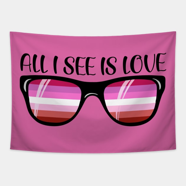 Lipstick Lesbian Sunglasses - Love Tapestry by Blood Moon Design