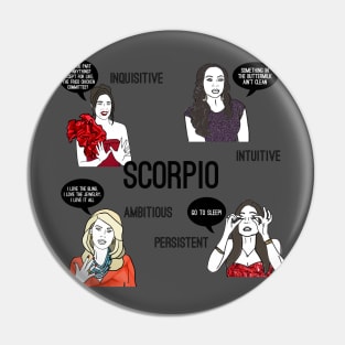 Scorpio- Bravostrology series Pin