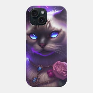 Electric Ragdoll Cat Phone Case