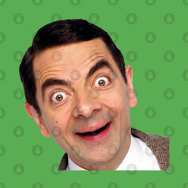 Mr Bean. Funny Mr. Bean with big eyes, grimace and smile. - Mr Bean ...