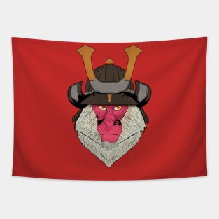 samurai macaque Tapestry