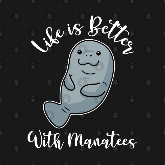 Manatee Gift Men Women Save The Manatees Gift Floaty Potato by PomegranatePower