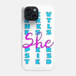 Nevertheless, She Persisted Phone Case