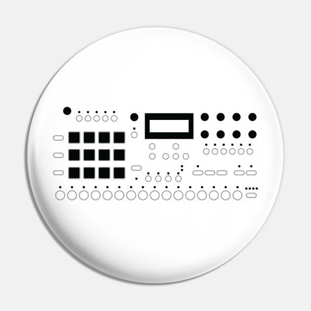 Analog Rytm Drum Machine Pin by Atomic Malibu