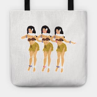 Three Hulas Dancing Tote