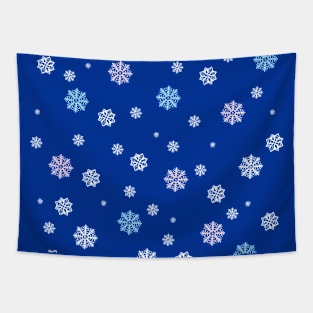 Papercut Snowflake Pattern Tapestry