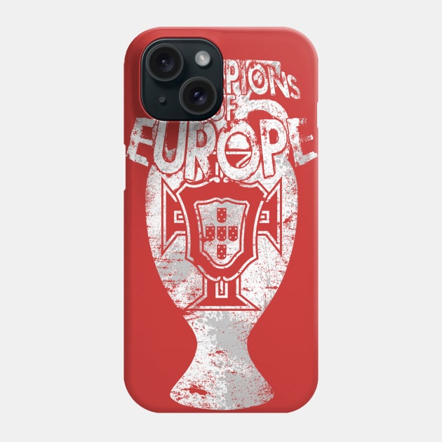 Champions of Europe (white design) Phone Case by paulponte