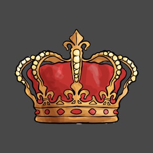 Red and Gold Crown T-Shirt