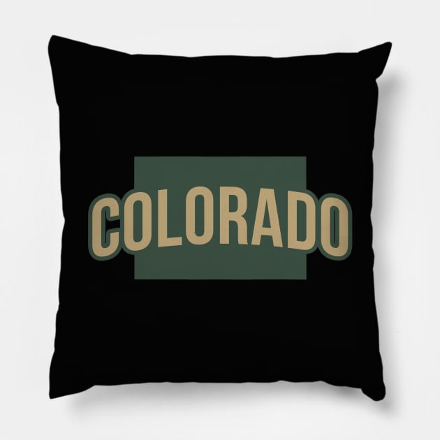 Colorado State Pillow by Novel_Designs