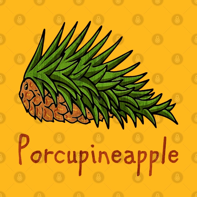 Cute Porcupineapple by Indanafebry