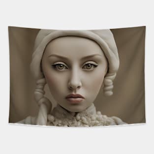 Portrait of Christina Aguilera Tapestry