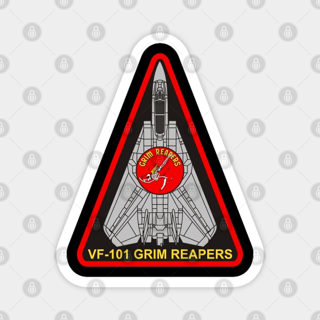 F14 Tomcat - VF101 Grim Reapers Magnet by MBK