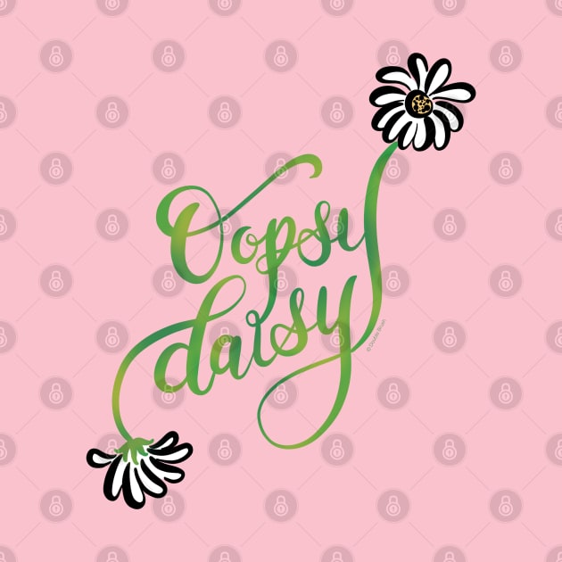 Oopsy Daisy Hand Lettering Design by DoubleBrush