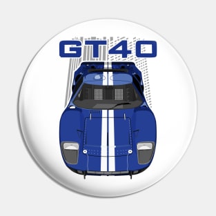 Ford GT40-dark blue Pin