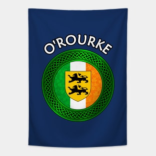 Irish Flag Shamrock Celtic Knot - O'Rourke Tapestry