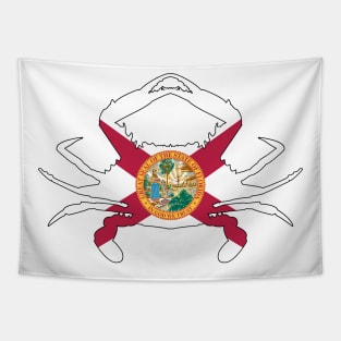 Florida Flag Crab Tapestry