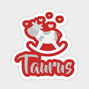 Taurus April 20 - May 20 - Earth sign - Zodiac symbols Magnet