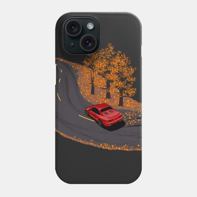 MR2 Autumn Drive Phone Case by AutomotiveArt