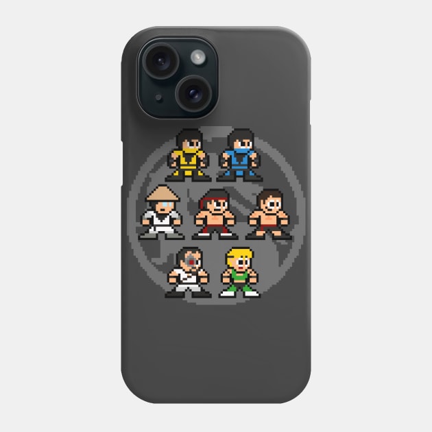 Pixelated Kombat Phone Case by 8-BitHero