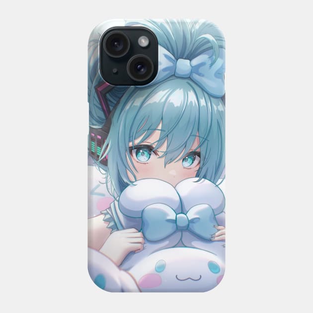 cinnamon roll miku Phone Case by SUONIKO