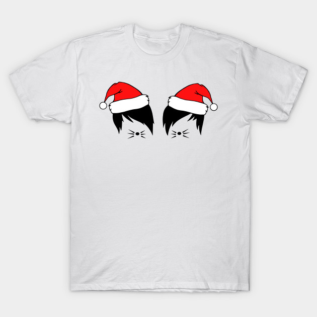 Dan And Phil Cat Whiskers Christmas Santa Nurse Ugly Christmas