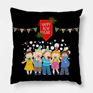 Happy new year children Pillow