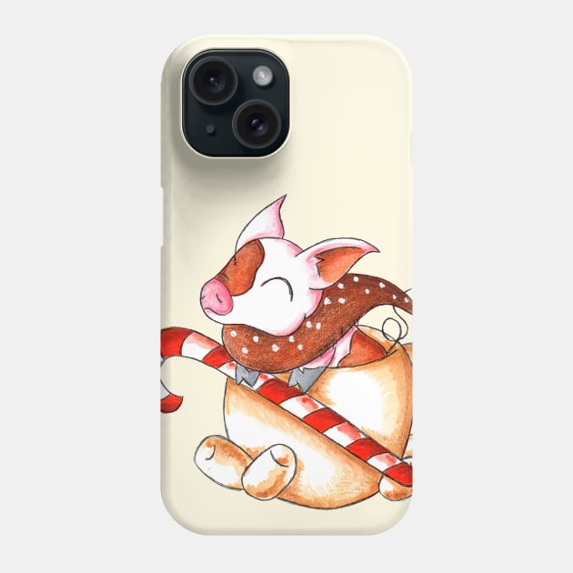 Cozy Cocoa Phone Case by KristenOKeefeArt