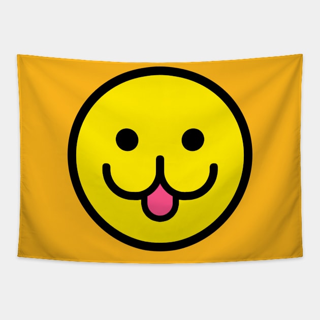 'Happy Face' icon Tapestry by STierney