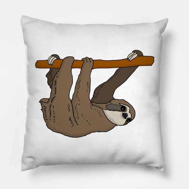 Sloth Pillow by scdesigns