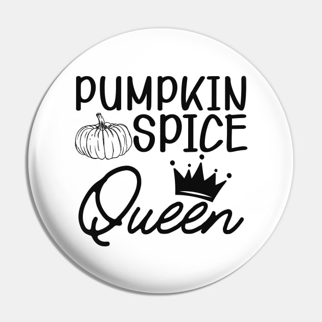 Pumpkin Spice Queen Pin by KC Happy Shop