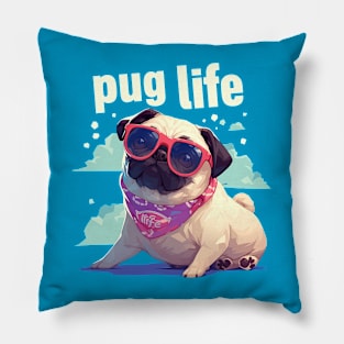 pug life Pillow