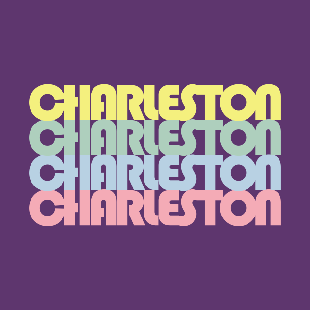 Disover Rainbow Row - Charleston - T-Shirt