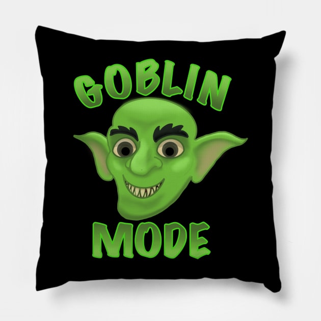 Goblin mode Pillow by 752 Designs