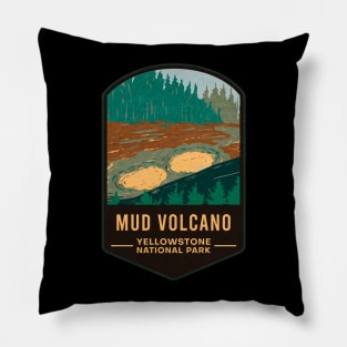 Mud Volcano Yellowstone National Park Pillow