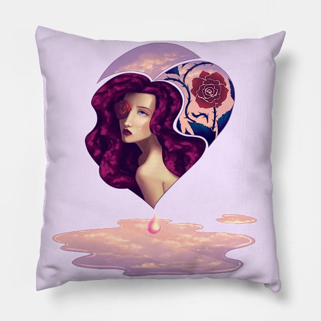 Drop of dawn Pillow by LoLitaDolly