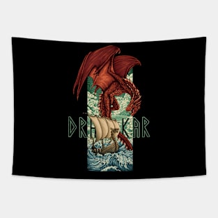 Viking Dragon Tapestry