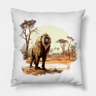 Baboon Pillow