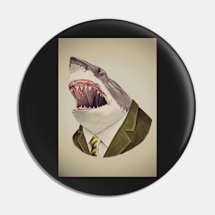 Shark Suit Pin