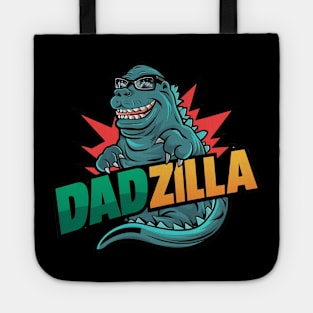 Fathers Day Worlds Best Dad Father Birthday Gift For Daddy New Dad Godzilla Dad To Be Funny Present Japanese Film Tote