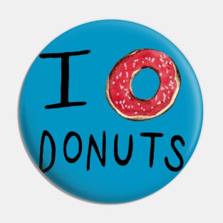 I ❤ Donuts Pin