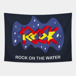 Rock On The Water Tapestry