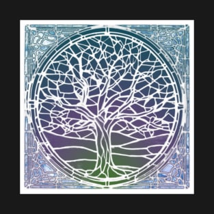 Tree of Life Medieval batik style Renaissance fair ren festival deadhead T-Shirt