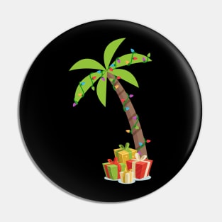 Christmas Palm Tree Coconut Pin