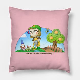 Happy Gardener Pillow