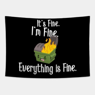 Dumpster Fire Tapestry